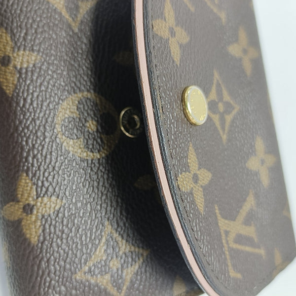 ARIANE Monogram Coated Canvas Brown Wallet