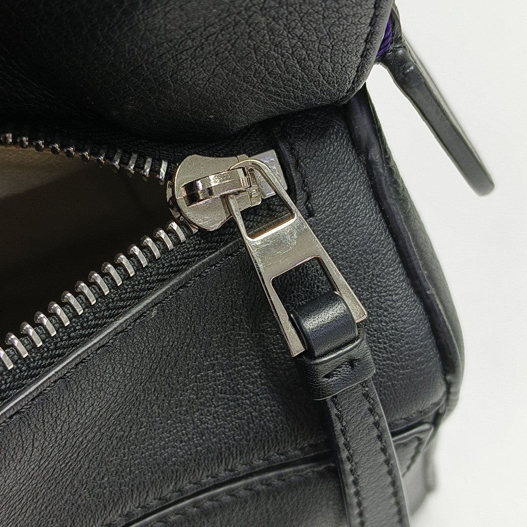 Puzzle Edge Small Calfskin Black