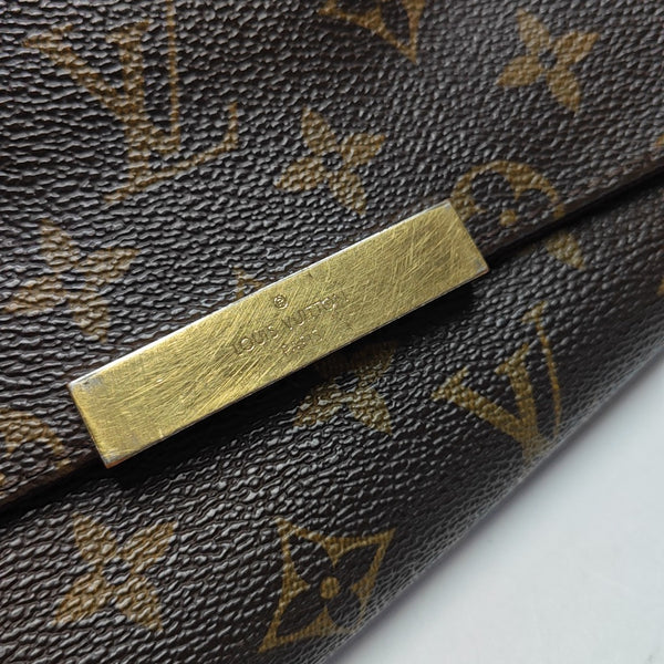 FAVORITE PM Monogram Coated Canvas Brown