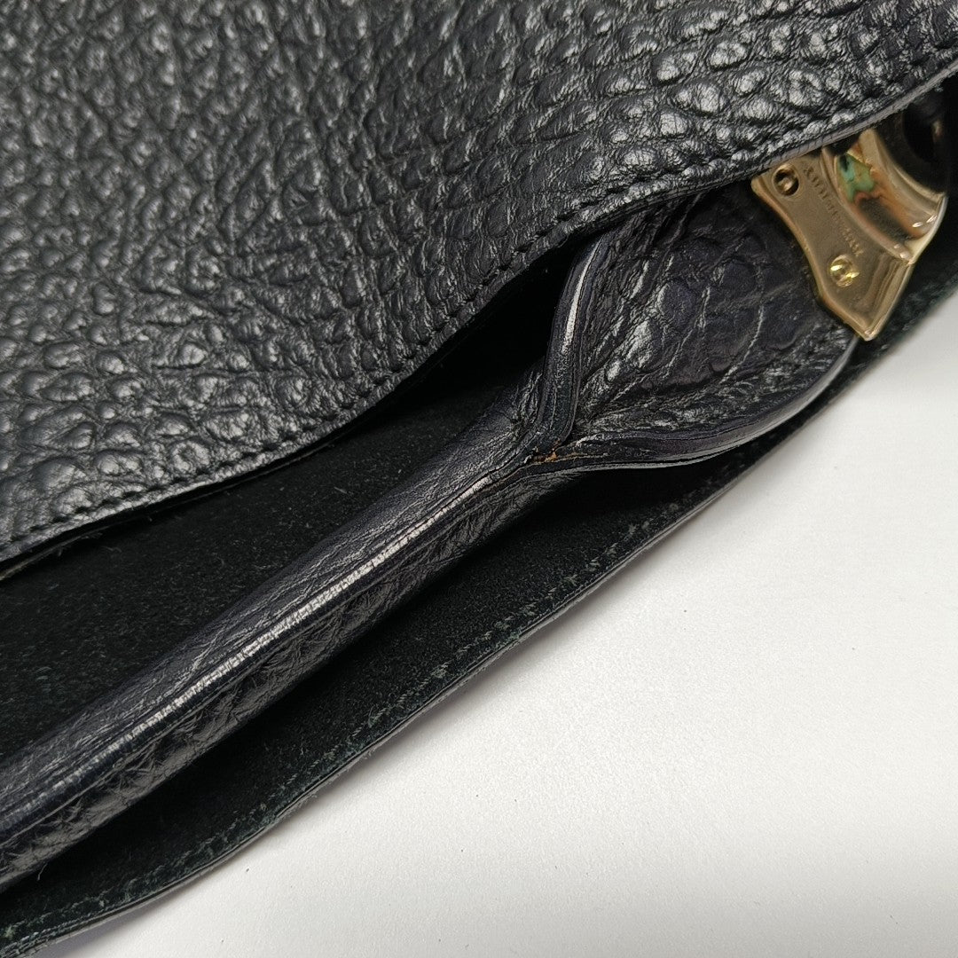 Calfskin Bucket Bag Black