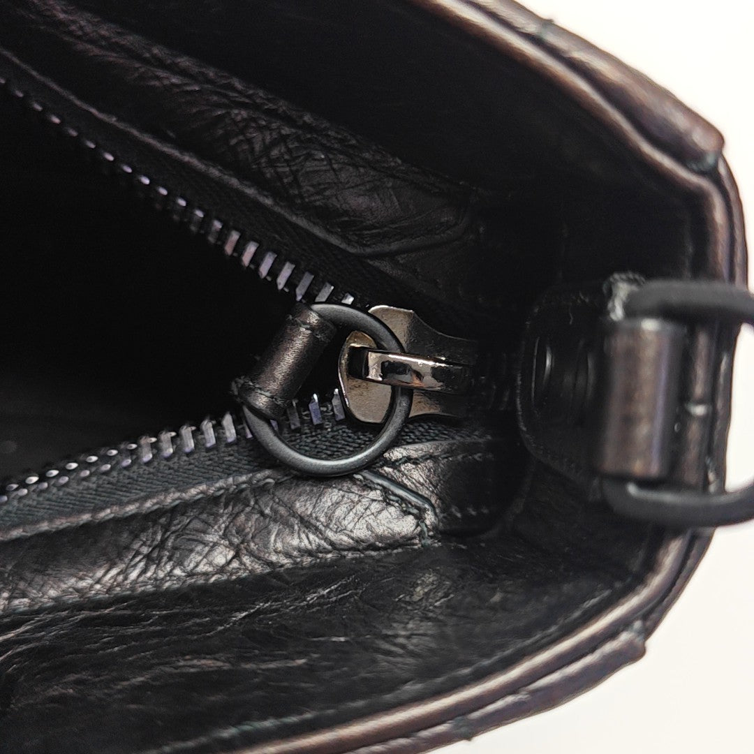 Lady D-Joy Medium Cannage Calfskin Black