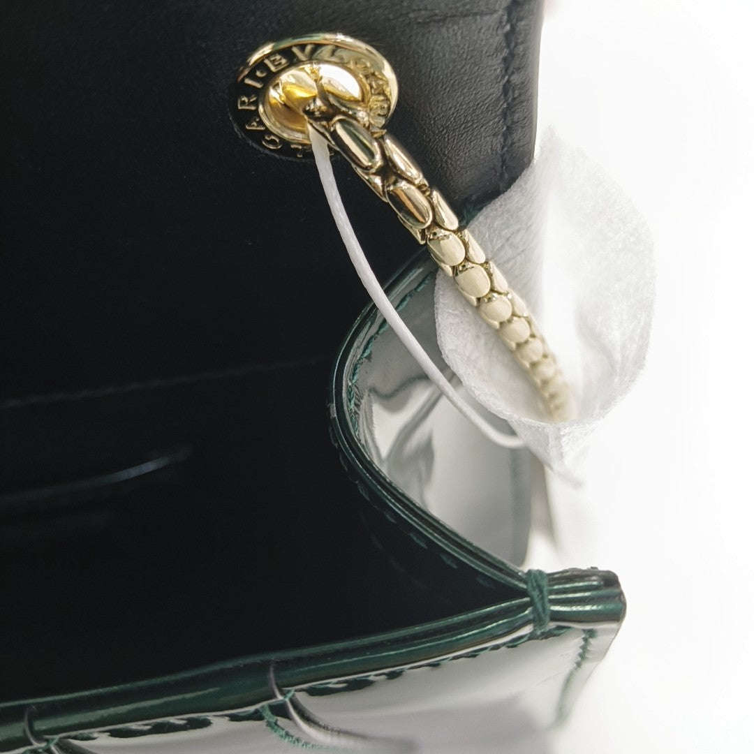 SERPENTI FOREVER Small Patent Leather Green