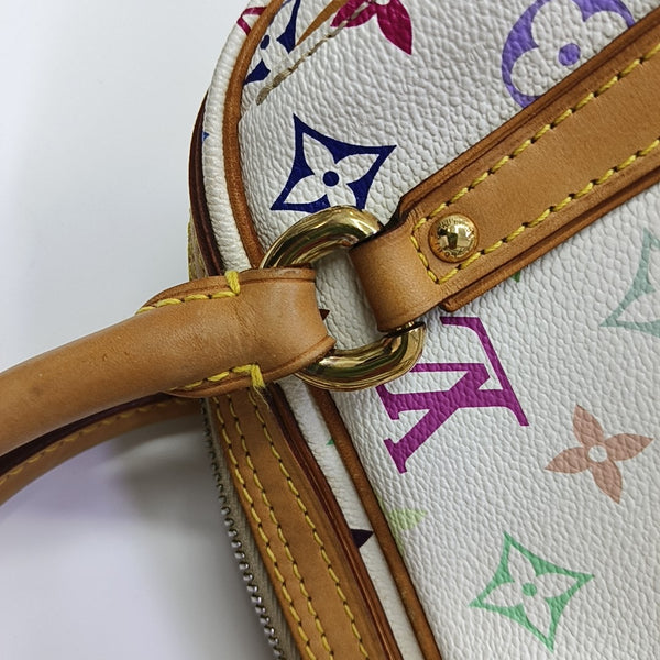 LV × TM PRISCILLA Monogram Coated Canvas White