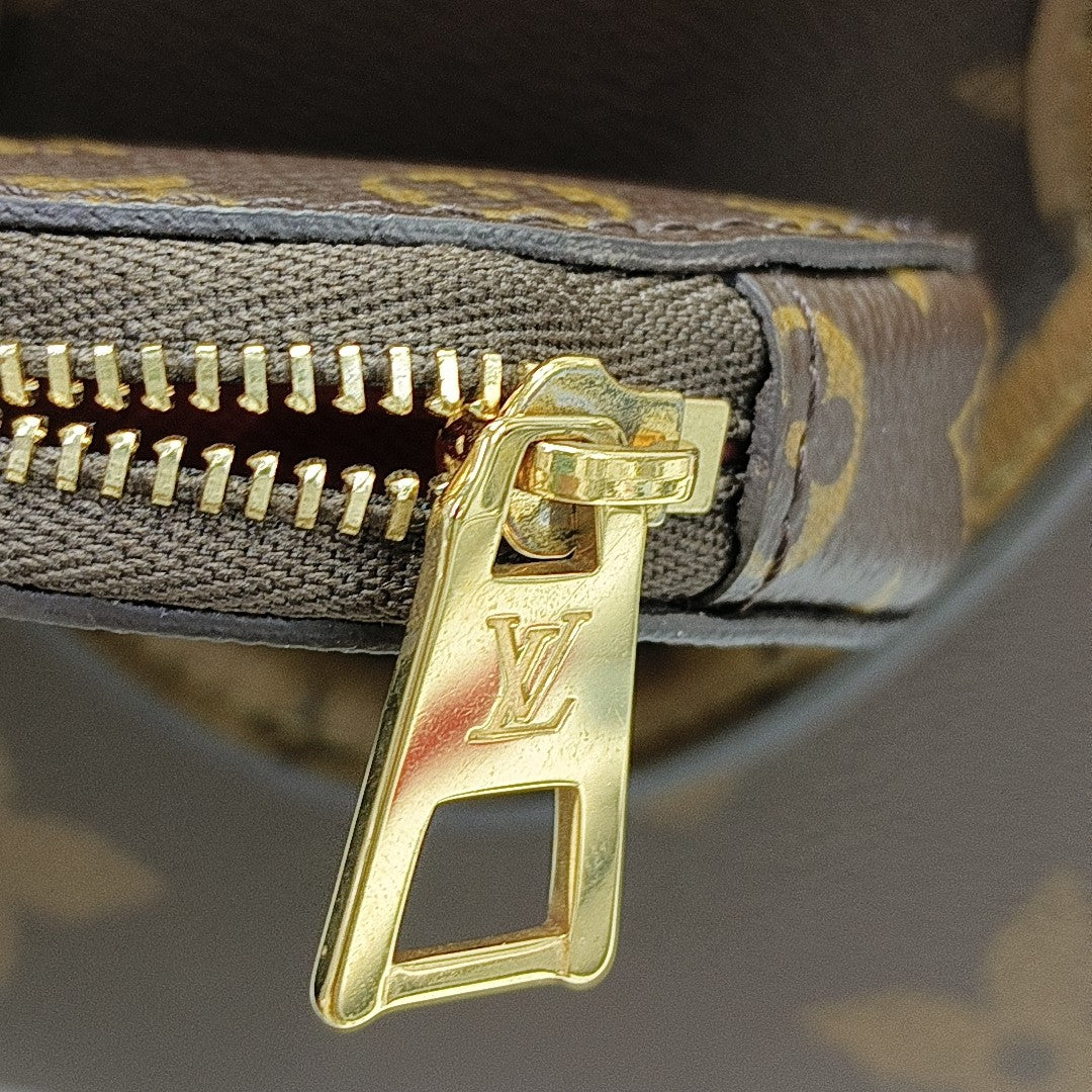 ONTHEGO PM Monogram Coated Canvas Brown