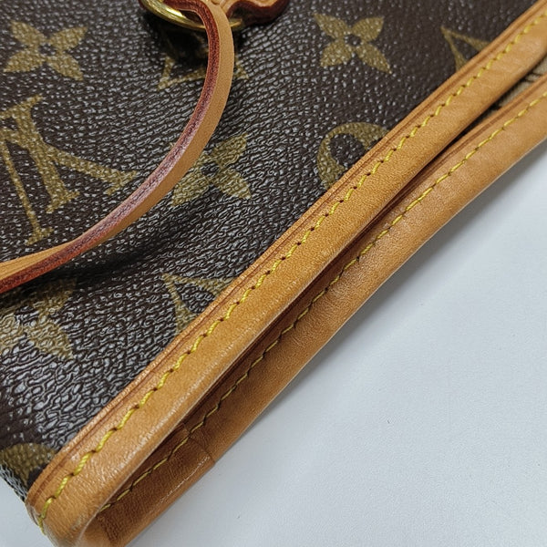 NEVERFULL GM Monogram Coated Canvas Brown