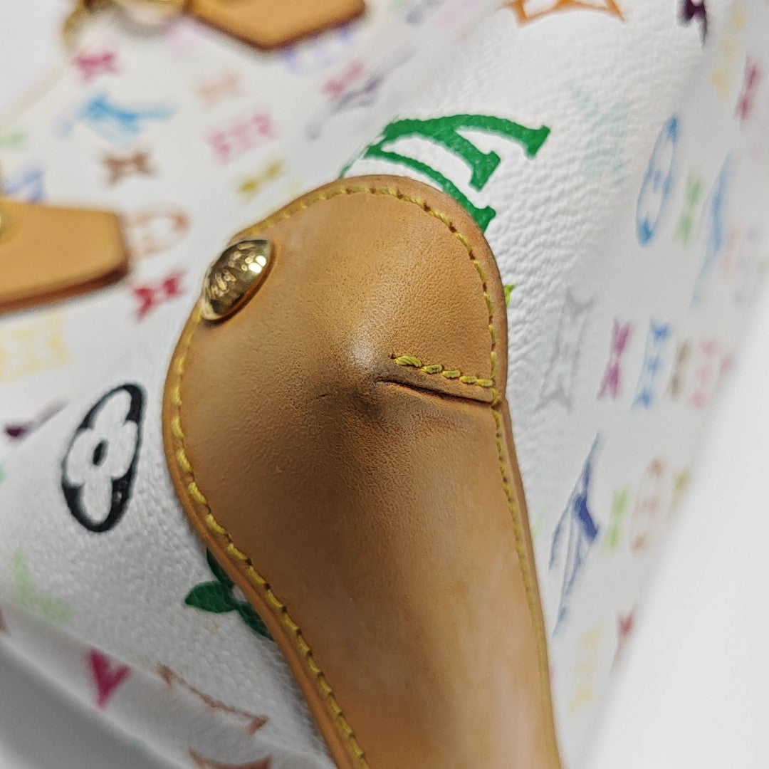 LV × TM AUDRA Monogram Coated Canvas White
