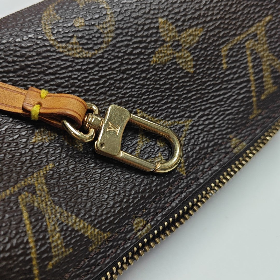 PAPILLON Mini Monogram Coated Canvas Brown