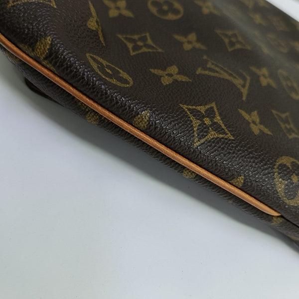MUSETTE TANGO Monogram Coated Canvas Brown