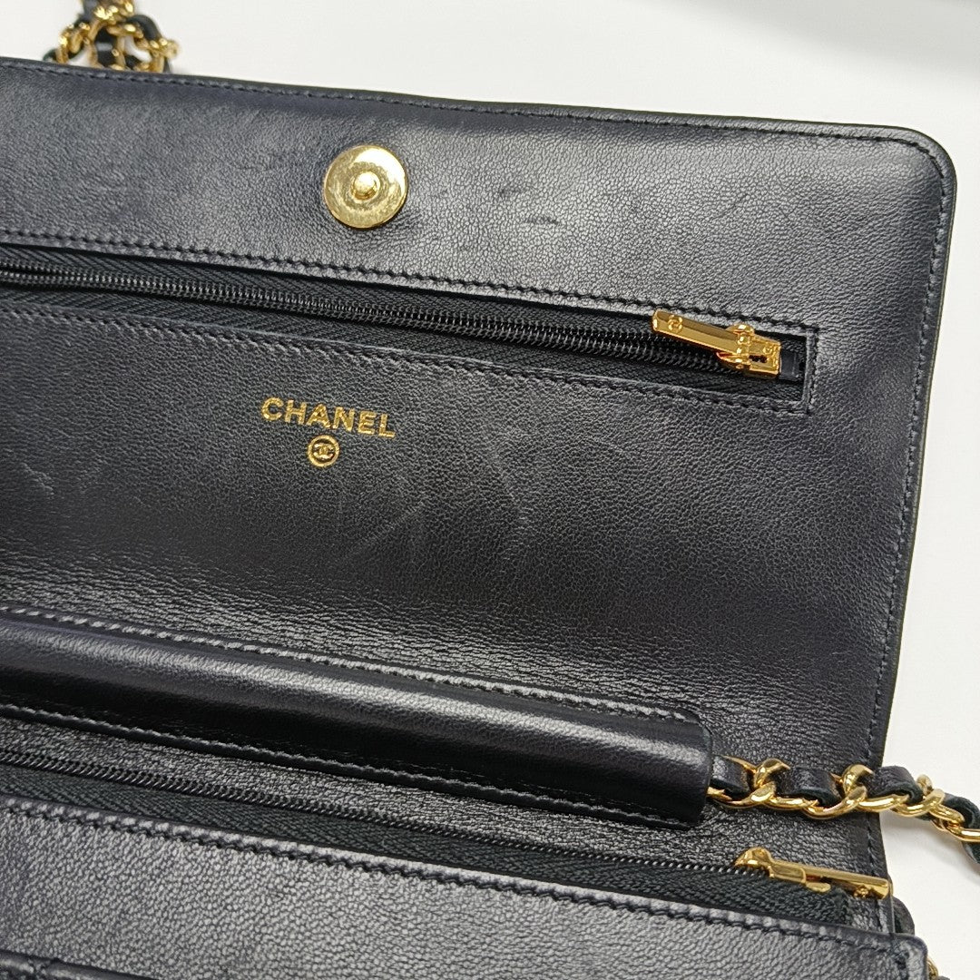 WOC Mini Lambskin Black
