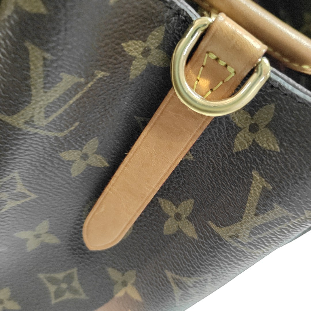 MONTAIGNE GM Monogram Coated Canvas Brown