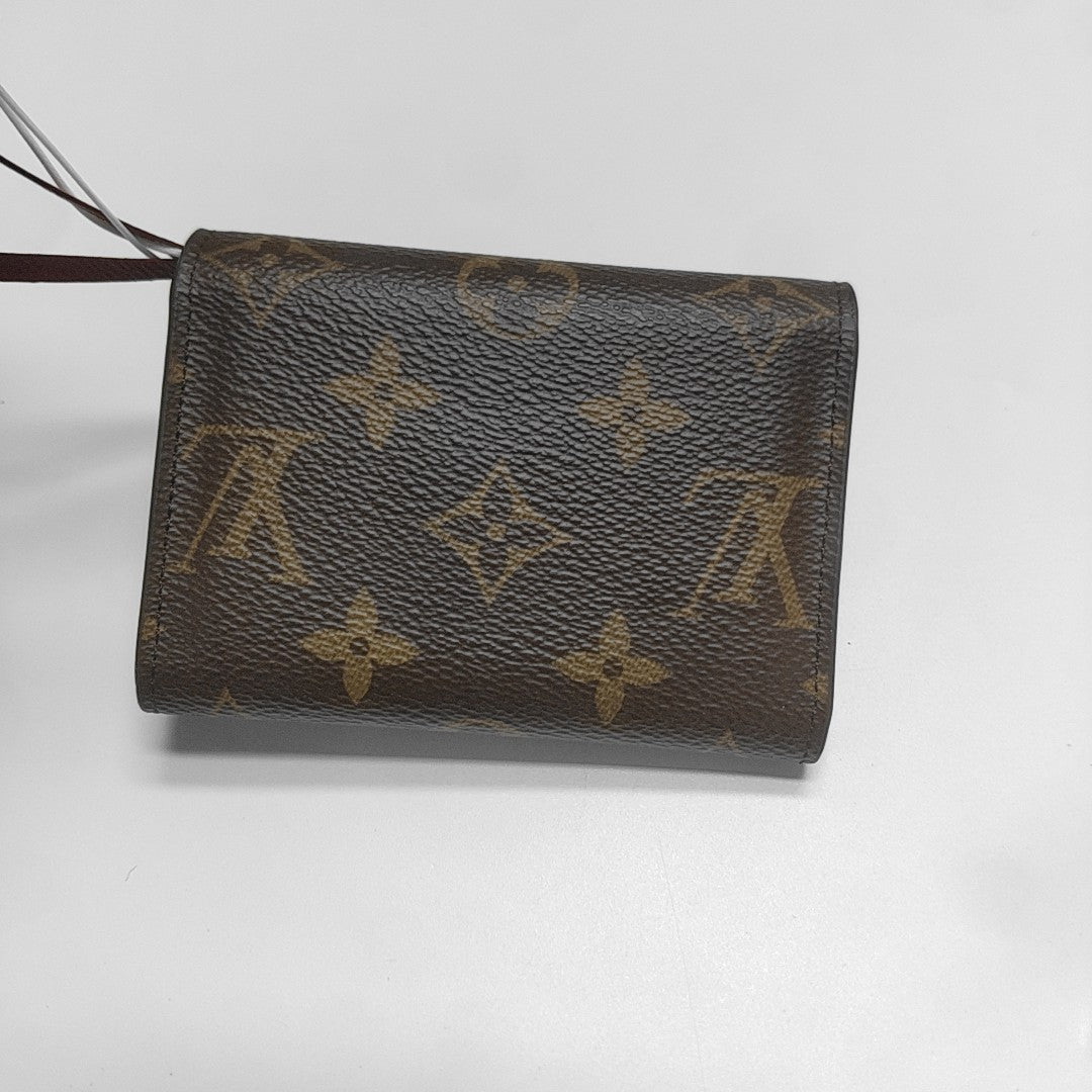 VICTORINE Monogram Coated Canvas Brown Wallet