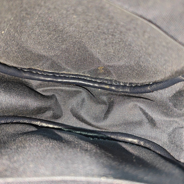ROUND Quilted Lambskin Blue