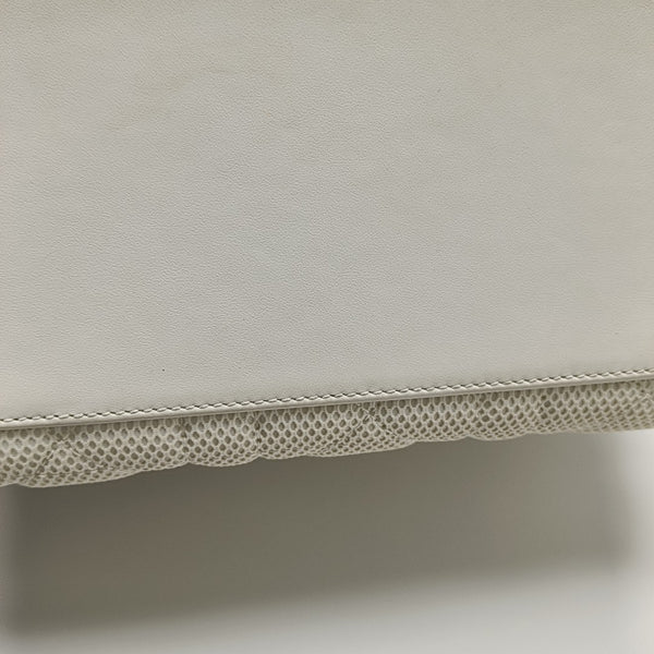 Lady D-Lite Medium Cannage Fabric White