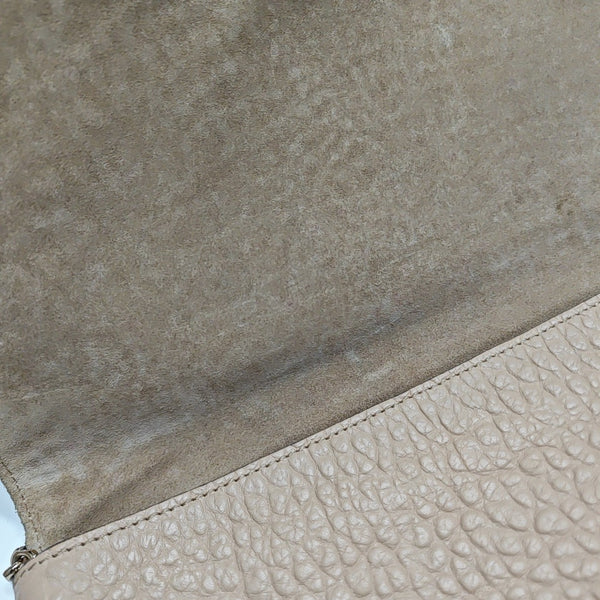 Calfskin Shoulder Bag Beige