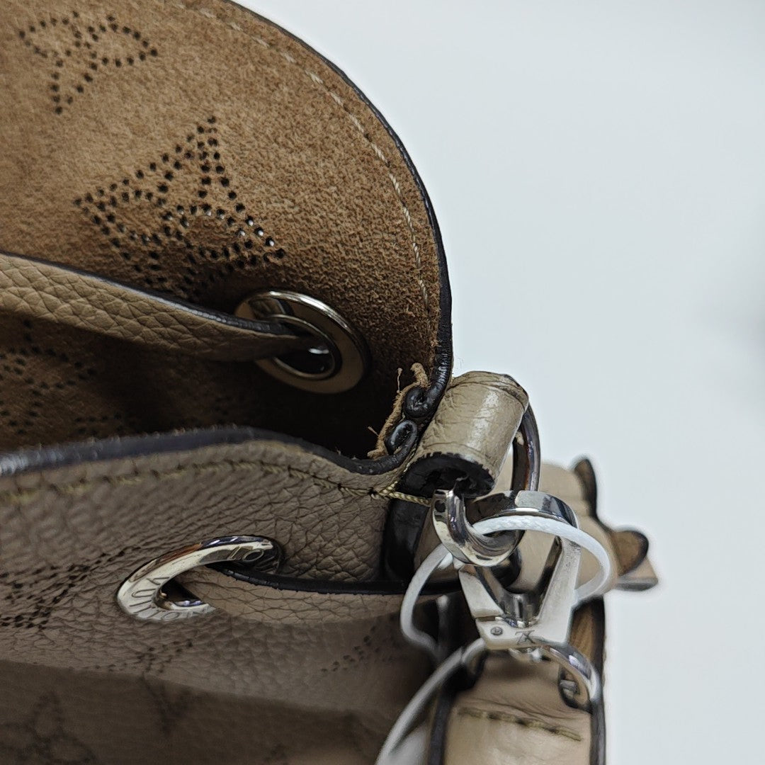 BELLA Monogram Calfskin Gray