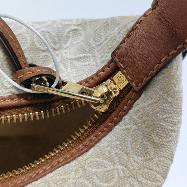 Cubi Monogram Canvas Beige