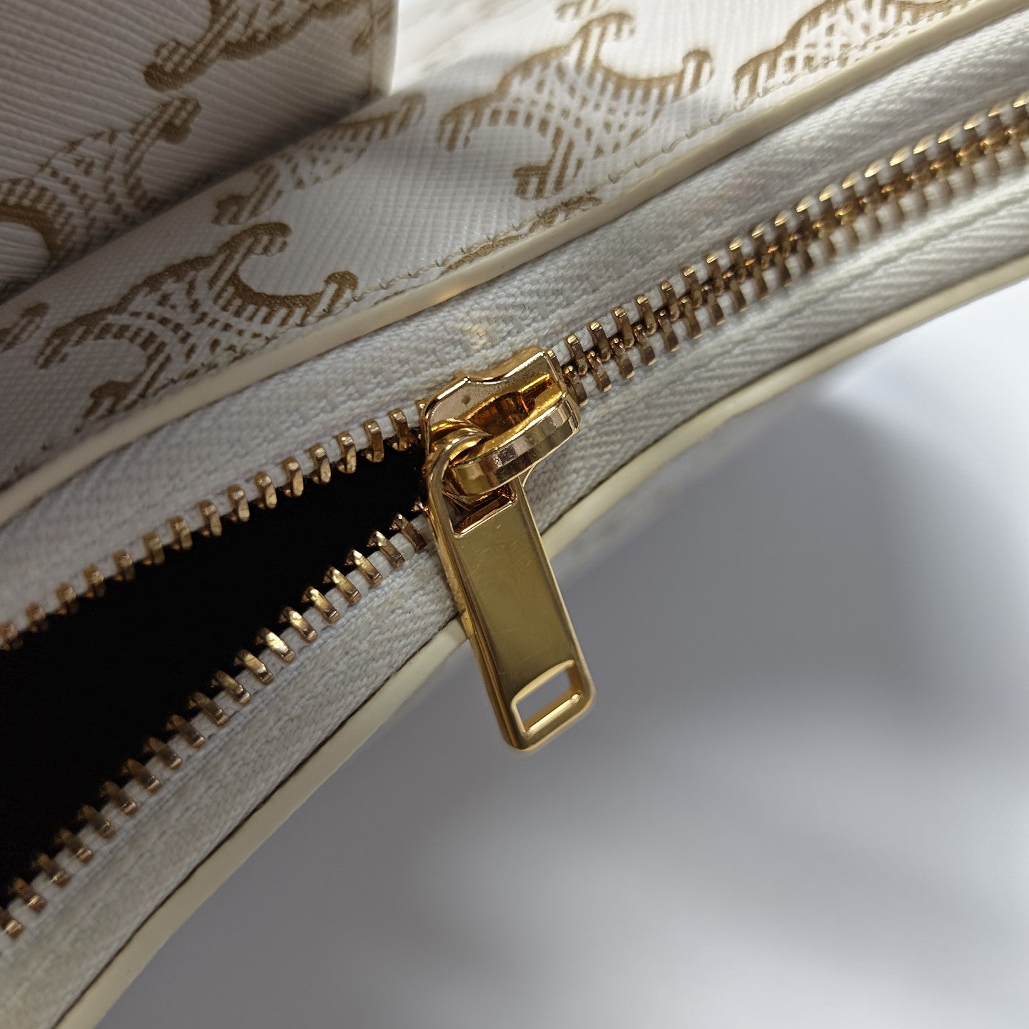 AVA TRIOMPHE Medium Coated Canvas Beige