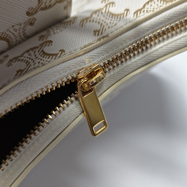 AVA TRIOMPHE Medium Coated Canvas Beige