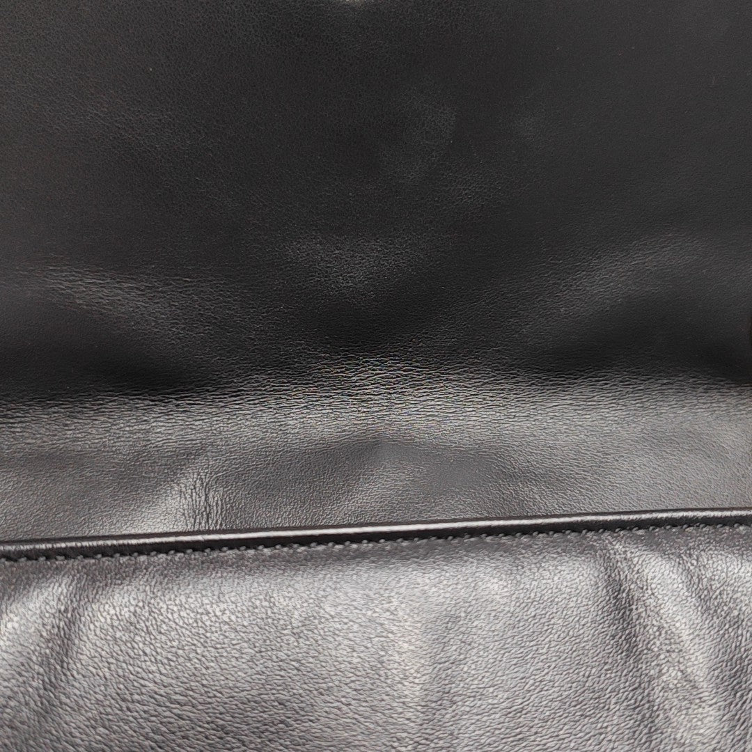 GG Marmont Medium Quilted Calfskin Black