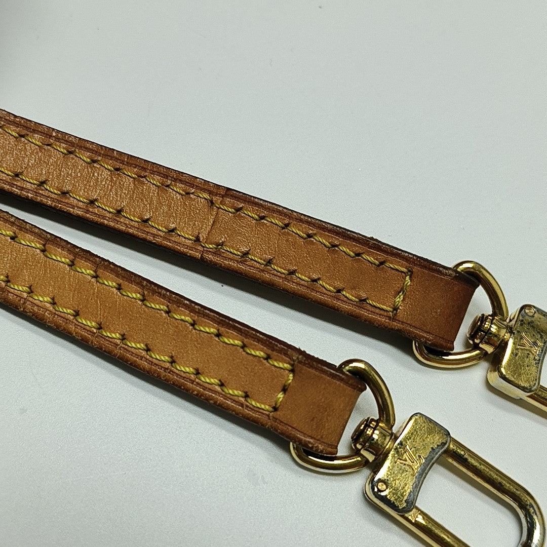 ALMA BB Monogram Coated Canvas Brown