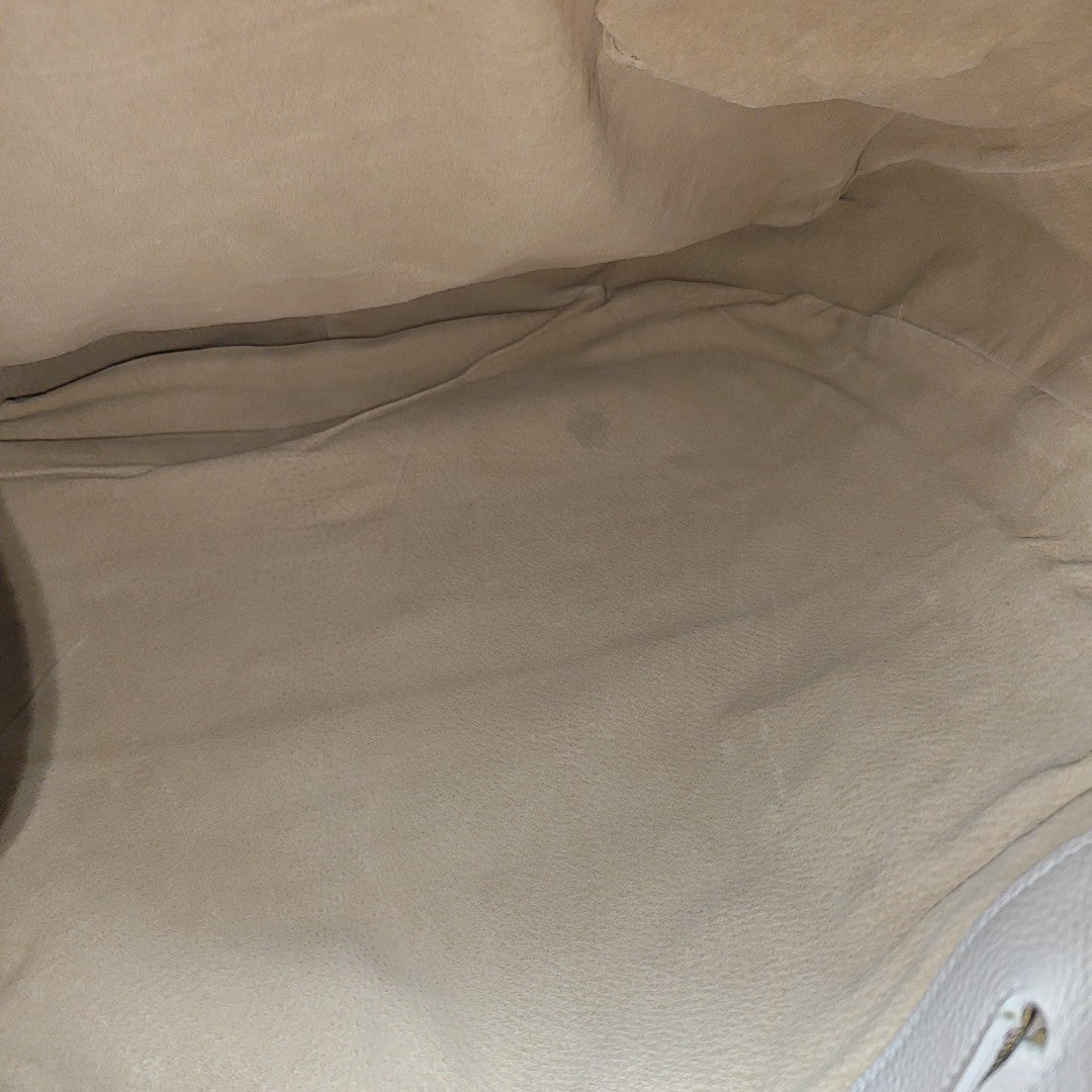 Lambskin Shoulder Bag White
