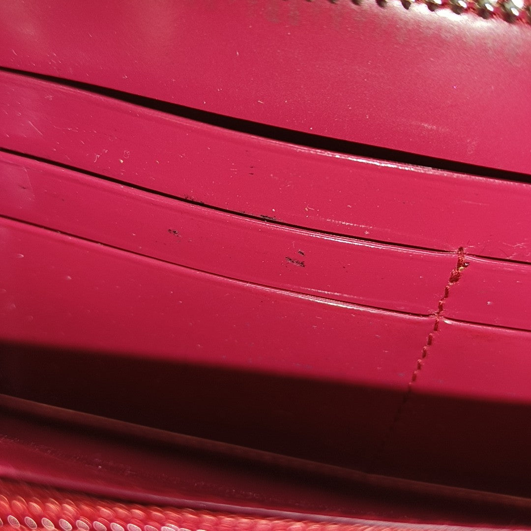 Leather Wallet Red