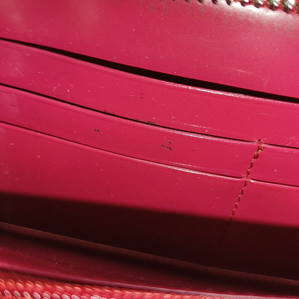 Leather Wallet Red