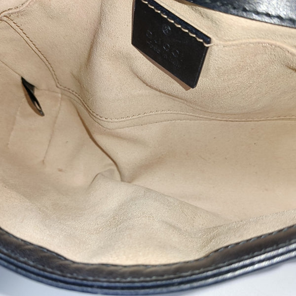 GG Marmont Small Quilted Calfskin Black