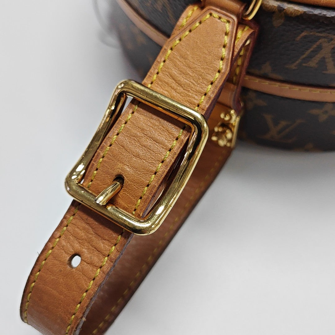 BOITE CHAPEAU PM Monogram Coated Canvas Brown