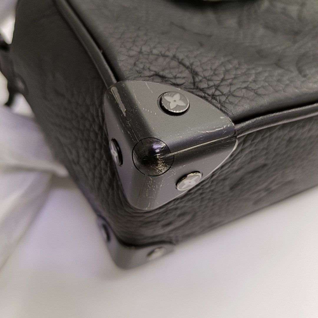 SOFT TRUNK Mini Monogram Calfskin Black