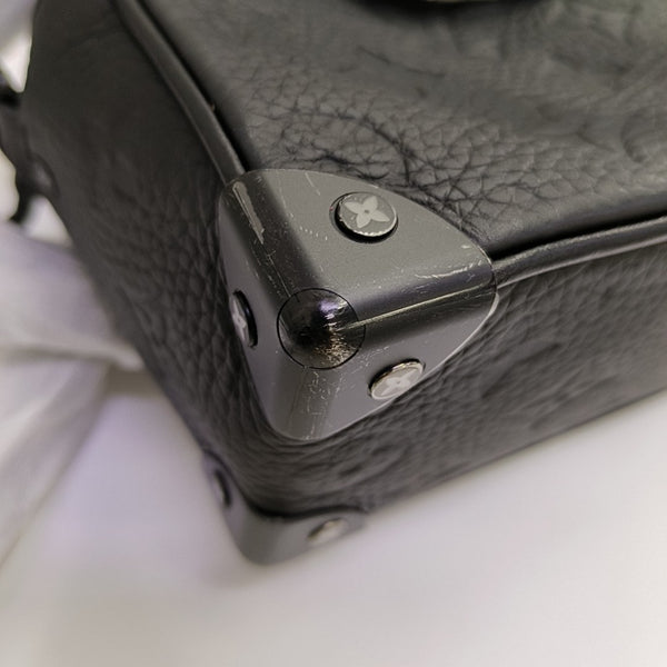 SOFT TRUNK Mini Monogram Calfskin Black
