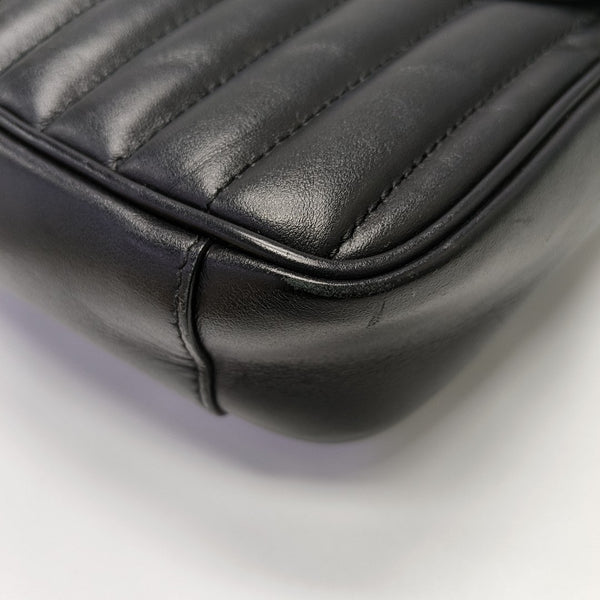GG Marmont Small Quilted Calfskin Black