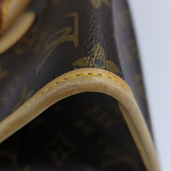 POPINCOURT Monogram Coated Canvas Brown
