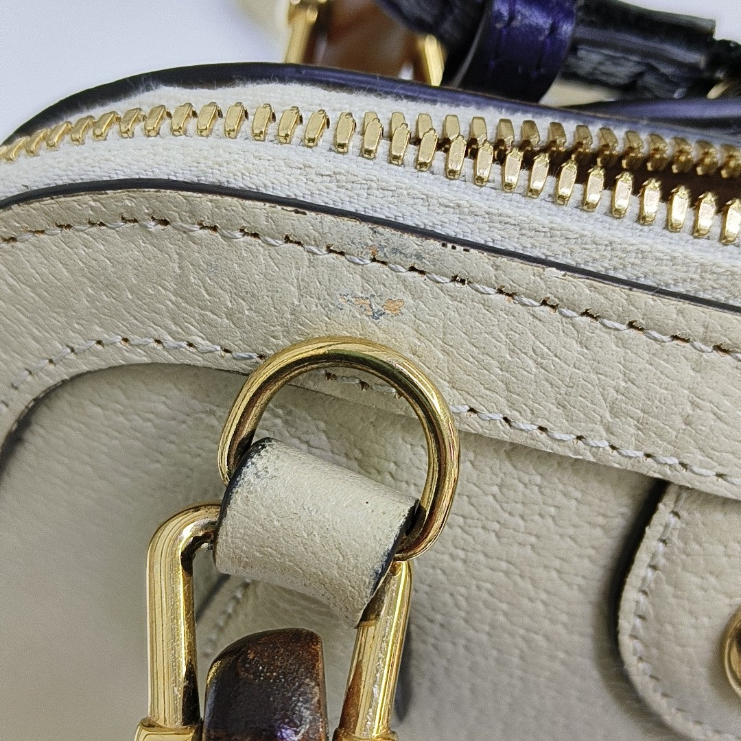 Diana Mini Calfskin White
