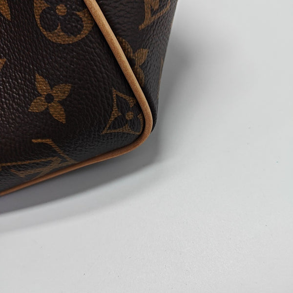 SPEEDY 20 Monogram Coated Canvas Brown