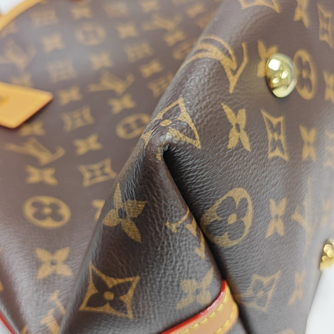 CARRYALL MM Monogram Coated Canvas Brown