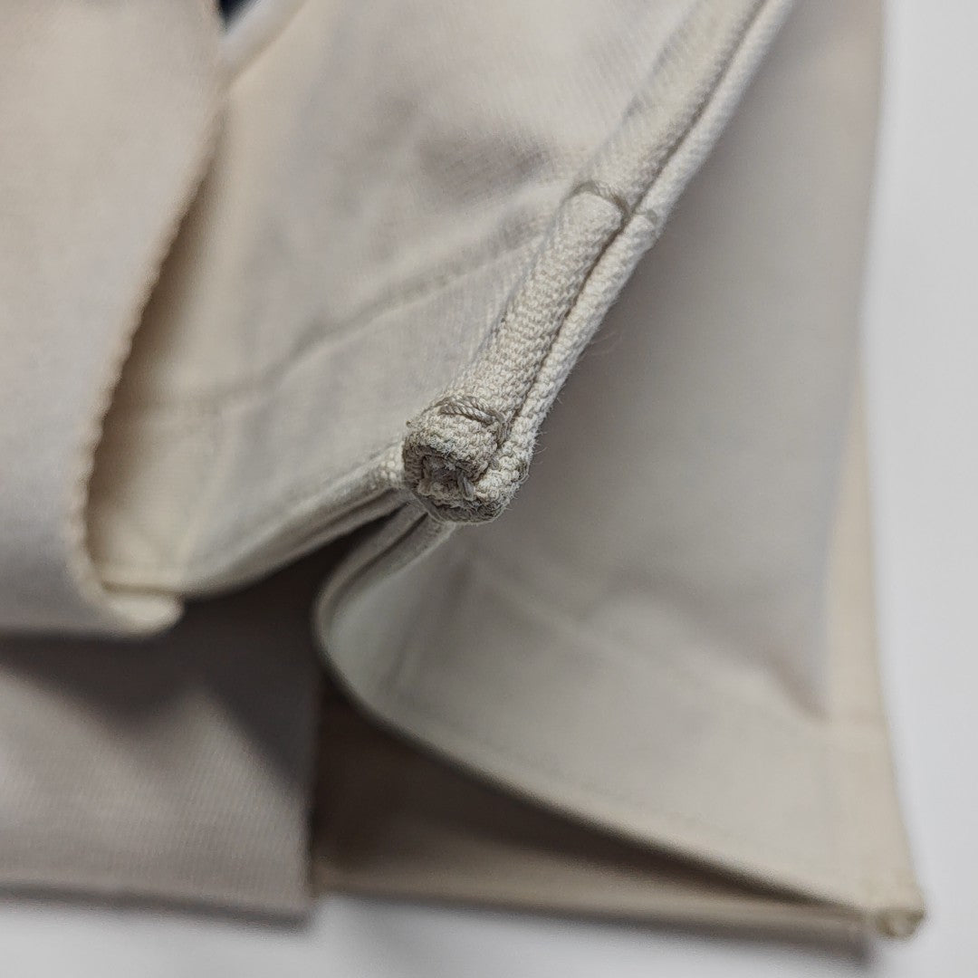 Quilted Canvas Tote Bag Beige