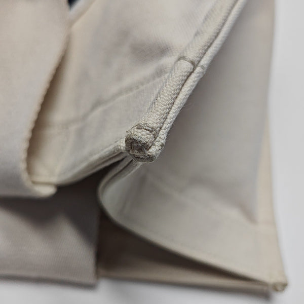 Quilted Canvas Tote Bag Beige