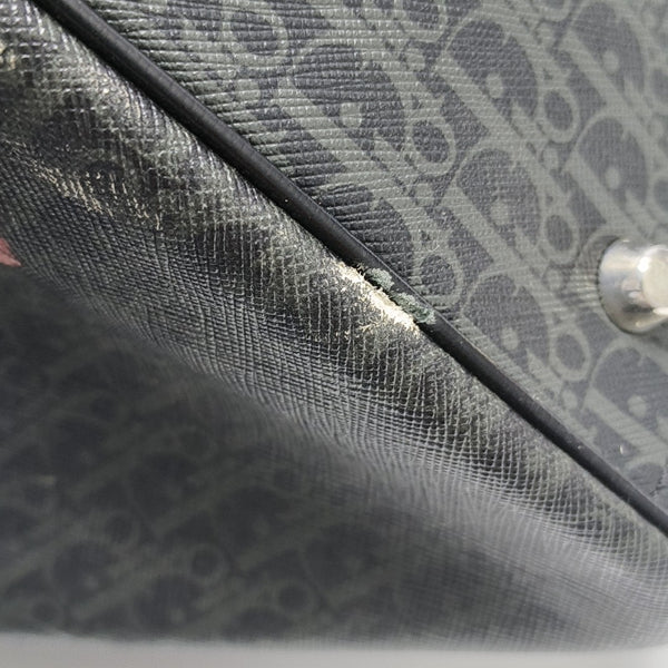 Coated Canvas Top Handle Bag Multicolor