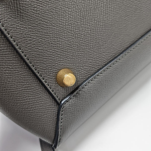 BELT Mini Calfskin Gray