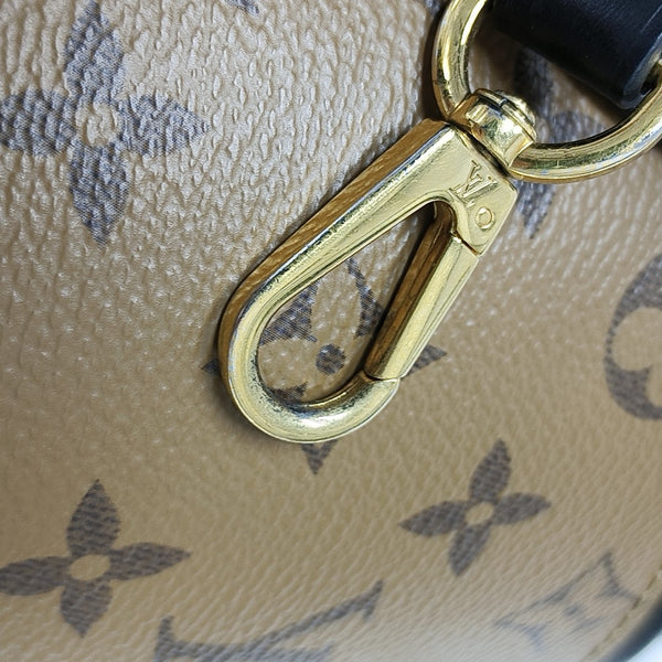 CANNES PM Monogram Coated Canvas Brown