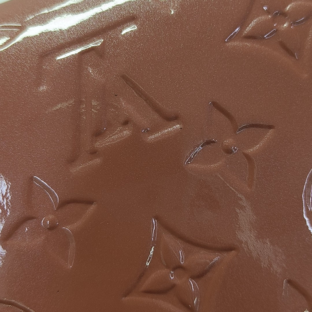 FÉLICIE Monogram Patent Leather Beige