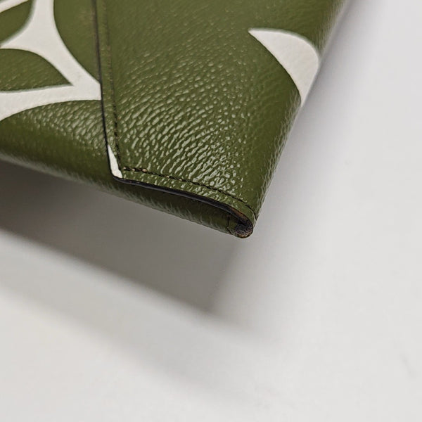 KIRIGAMI Monogram Coated Canvas Green
