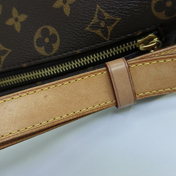 BUMBAG Monogram Coated Canvas Brown
