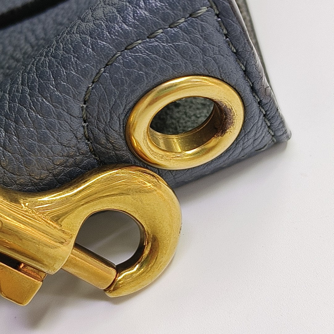 SANGLE Small Calfskin Blue