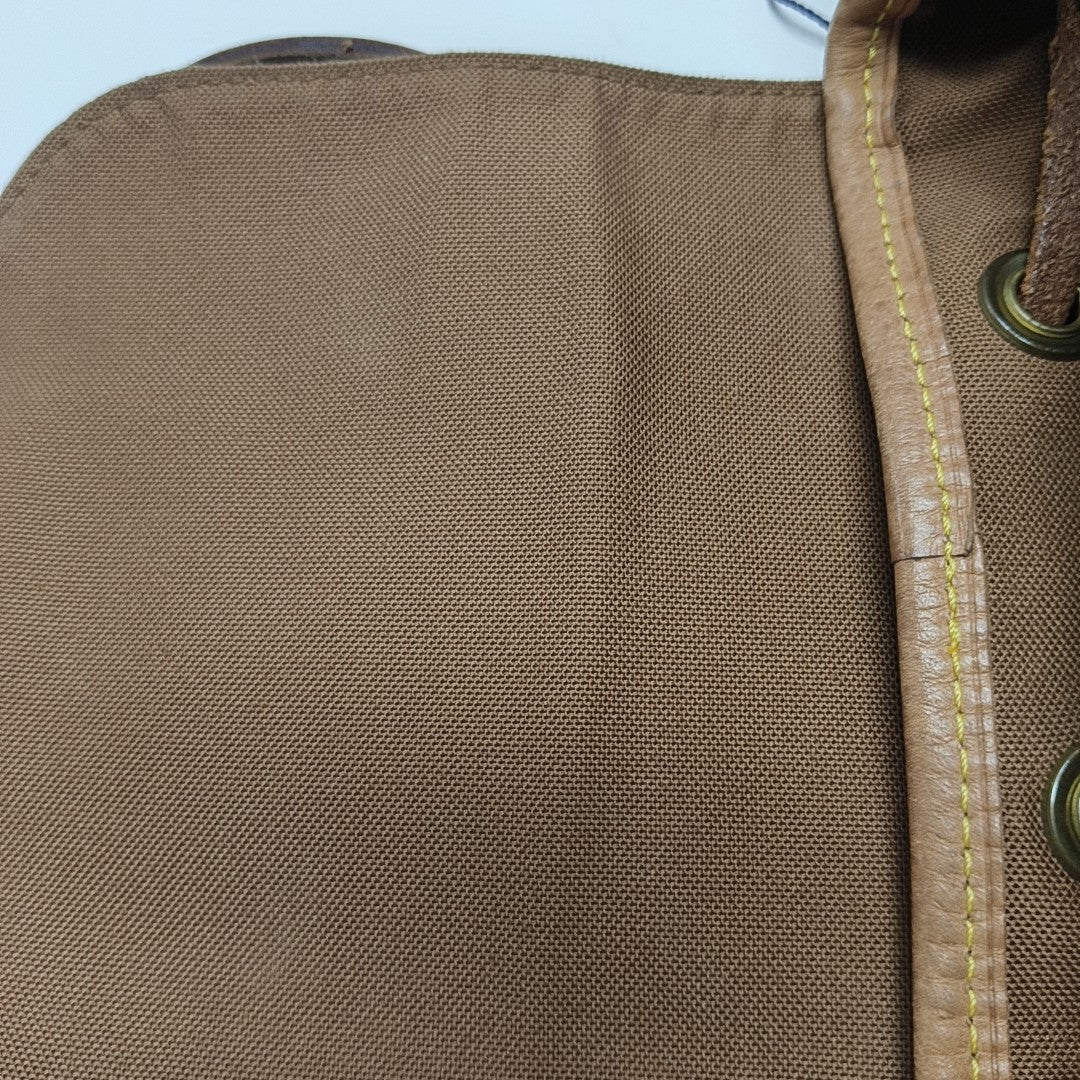 MONTSOURIS MM Monogram Coated Canvas Brown