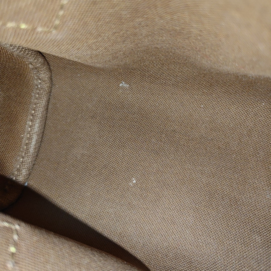 SPEEDY Nano Monogram Coated Canvas Brown