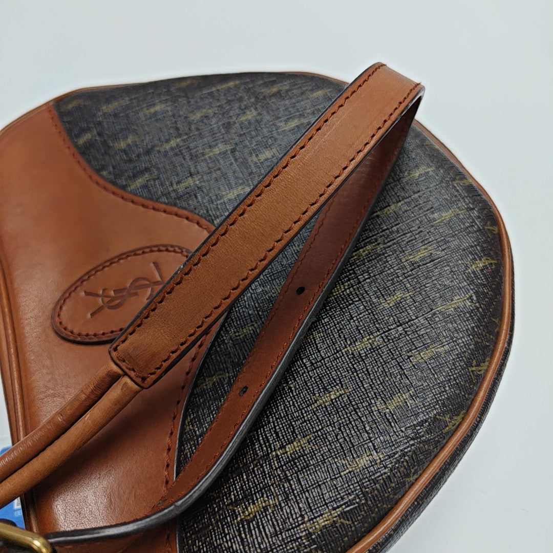 LE MONOGRAMME CŒUR Coated Canvas Brown