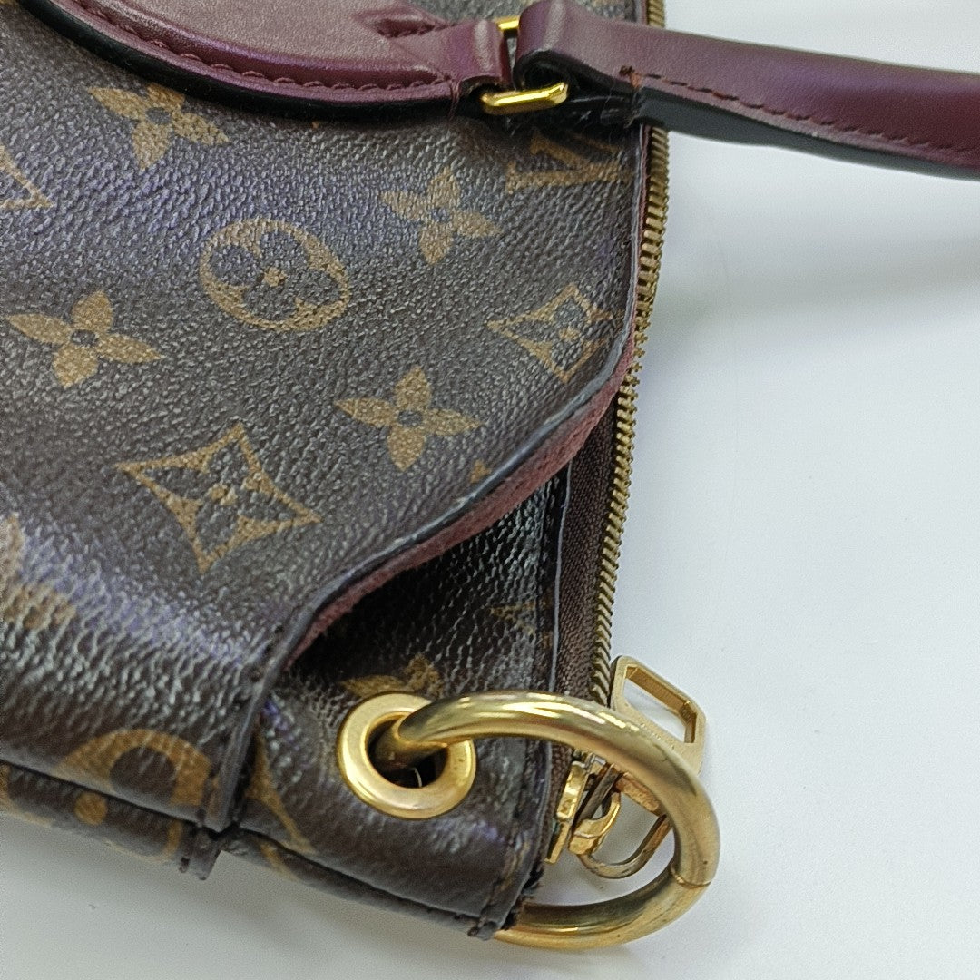 FLOWER Monogram Coated Canvas Brown