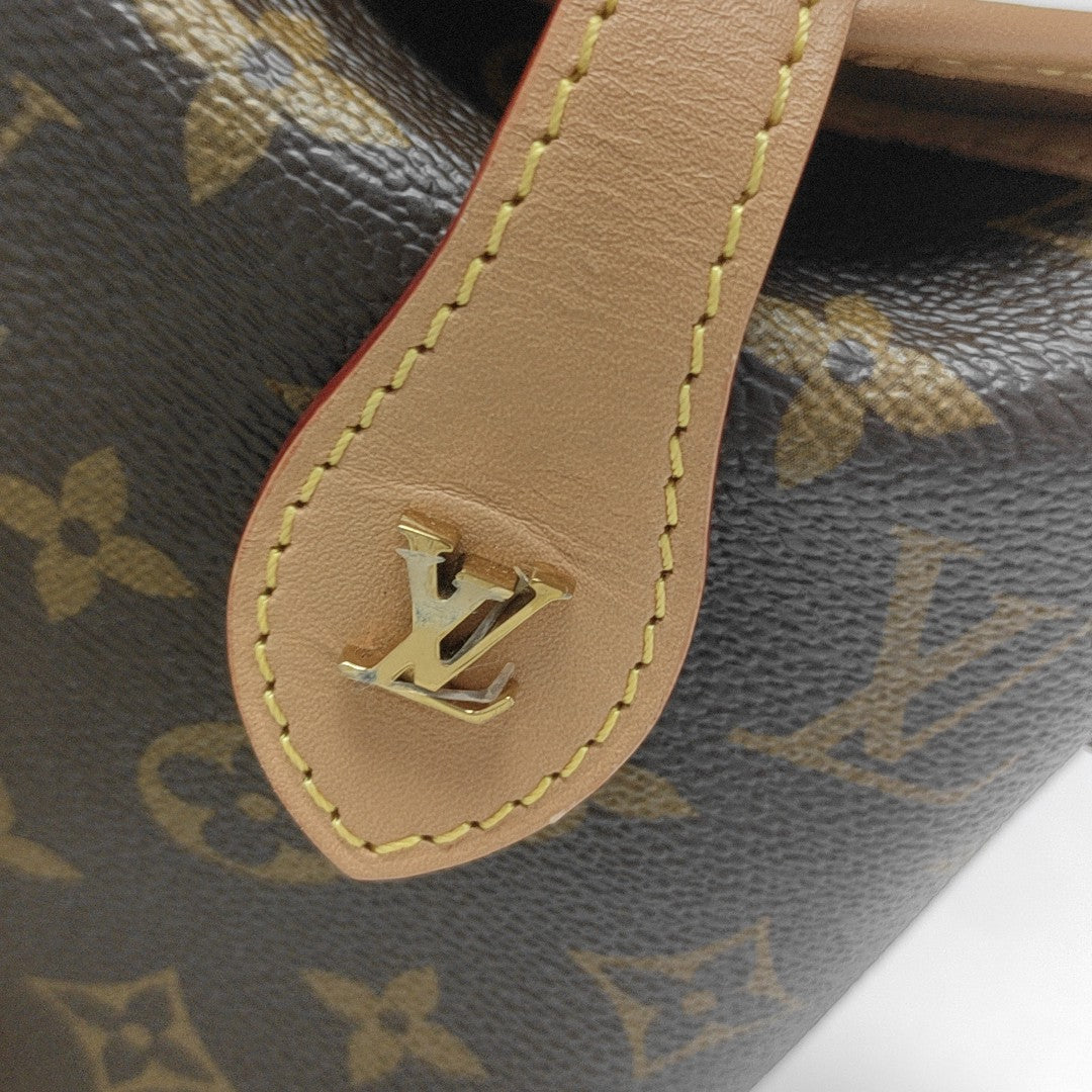 FOLD ME Monogram Coated Canvas Brown